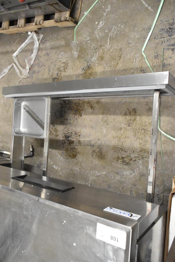 Brand new 2025 Avantco 178CBE52HC commercial 2 drawer chef base, 115V, 1 phase, stainless steel, with minor scratches.