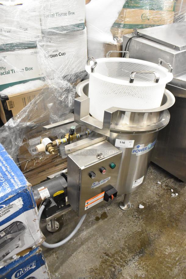 BRAND NEW SCRATCH AND DENT 2022 Insinkerator PRT-3 Stainless Steel PowerRinse Food Waste Collector, 3 Phase, 208/220-240V.