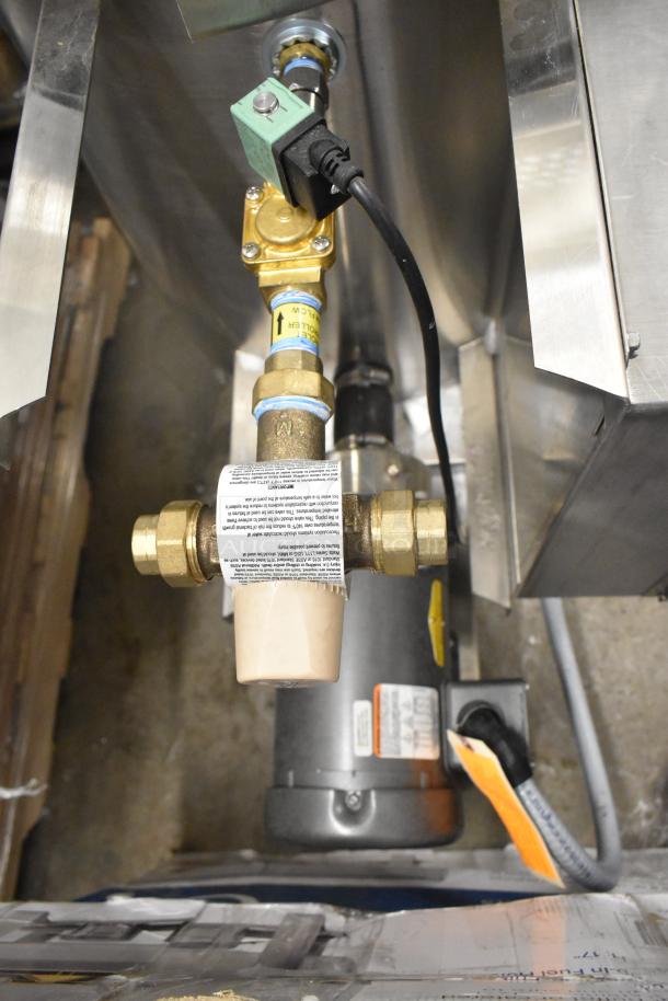 Brand new Insinkerator PRT-3 stainless steel food waste collector, scratch and dent, 3 phase, 208/220-240V.