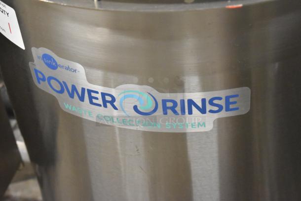 Brand new Insinkerator PRT-3 stainless steel PowerRinse food waste collector, 2022 model, scratch and dent, 208/220-240V, 3 phase.