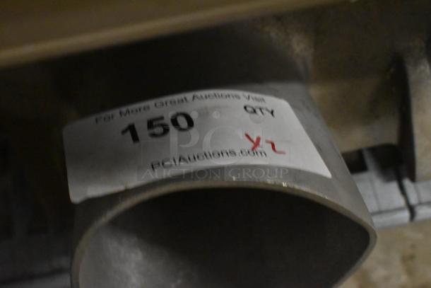 12 blades for Pelican Head Slicer, includes grating and slicing types. Auction tag shows quantity as 150.