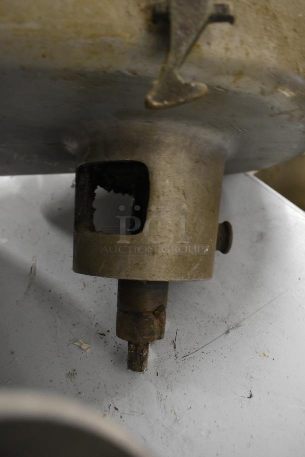 3-piece Pelican Head Slicer, one missing front, one missing blade; visible wear; bid receives 3 times the items.