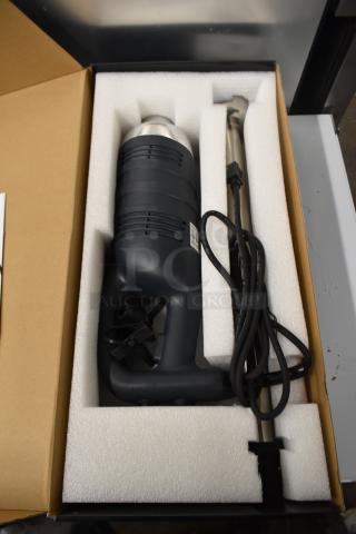 Brand new 2024 AvaMix 928IBHD21 21" heavy-duty immersion blender, 1 1/4 hp, 120V, variable speed, tested, scratch and dent.