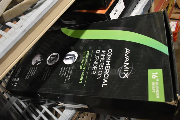 BRAND NEW AvaMix 928IBMD16 16" Immersion Blender, medium-duty, variable speed, 3/4 hp, 120V, in original box.