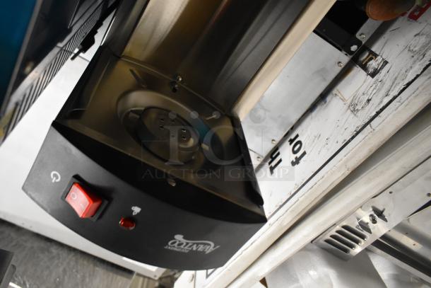 Brand new Avantco 177C15 Pourover Airpot Coffee Brewer, 120 volts, 1 phase, visible power switch and branding. Scratch and dent condition.