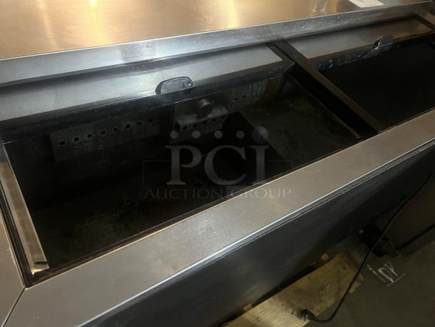 True Underbar Reach-in Bottle Cooler TD-50-18, 49-¾" x 27" x 33-½", stainless steel, good condition.