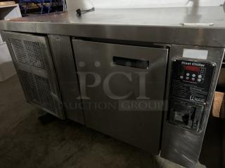 Industrial blast chiller by Randell, stainless steel, 56x34x33, not tested, visible control panel and air vents.