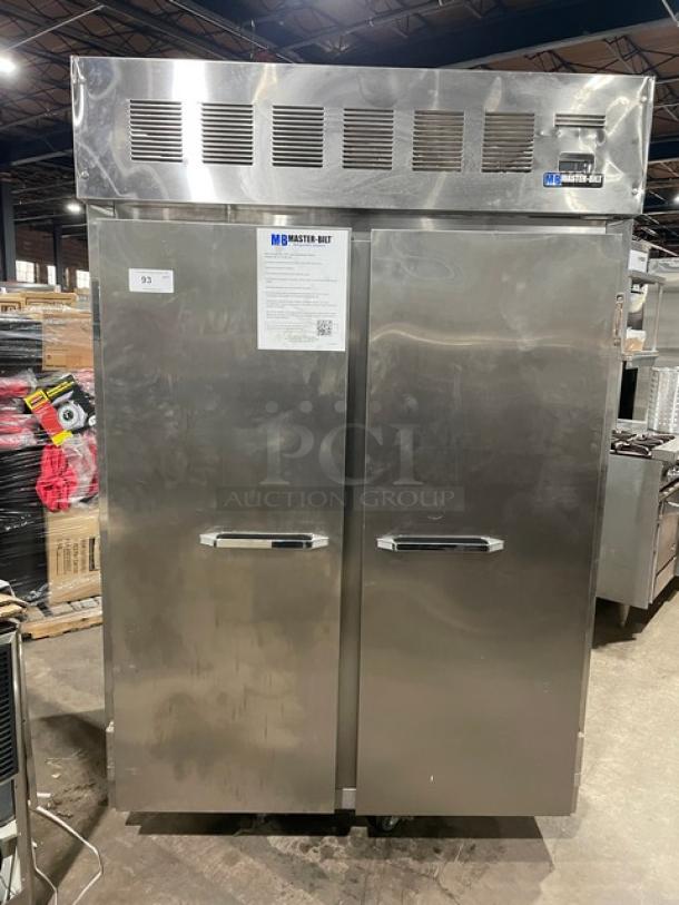 NEW Master-Bilt IHC-48 2-door stainless steel ice cream cabinet, SN: 272631, 115/208-230V, 1 Phase, scratch-n-dent condition.