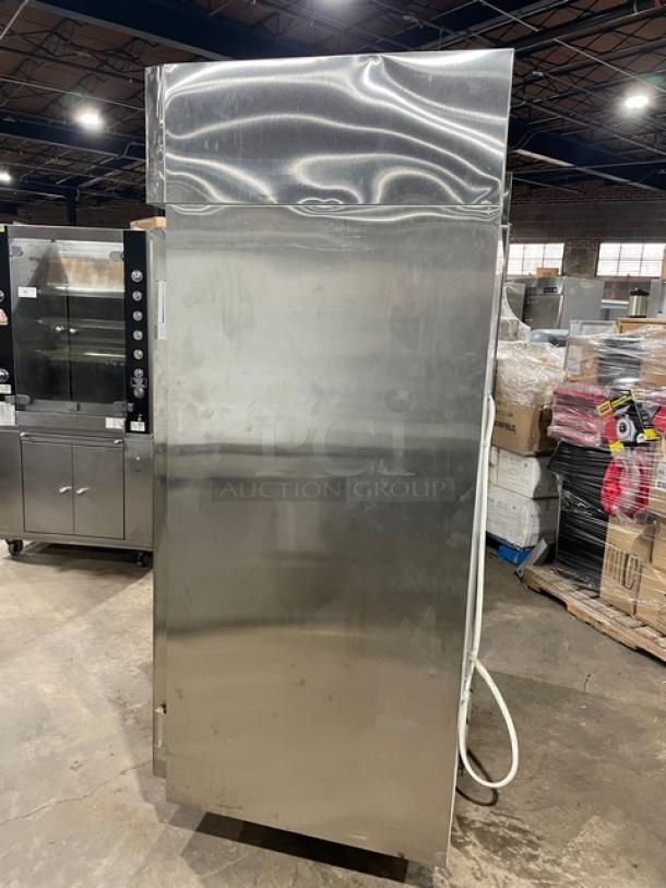 Master-Bilt IHC48 ice cream hardening cabinet, stainless steel, 2-door, scratch-n-dent, SN 272631, 115/208-230V, 1 phase.