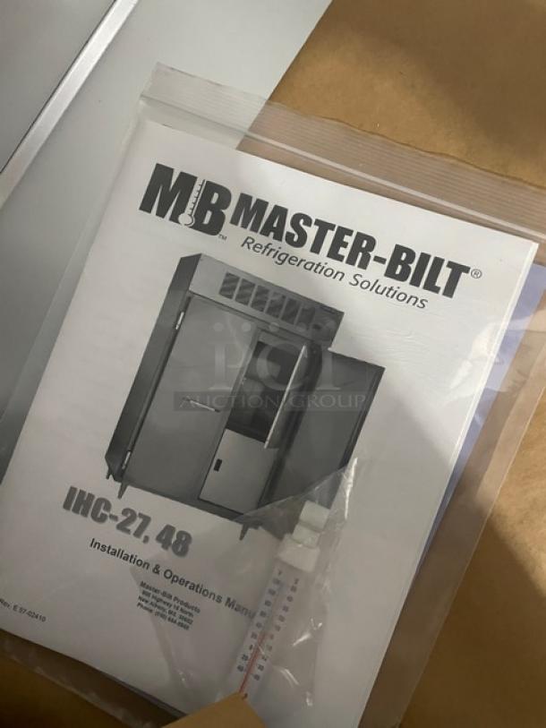 Master-Bilt commercial refrigeration manual with image of the IHC-48 model. Includes installation and operations guide.