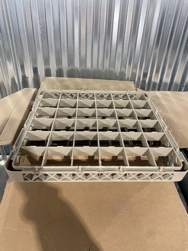 Brand new Vollrath Traex Series beige 36-compartment rack extender, model TRC, in original packaging. 12 per case.