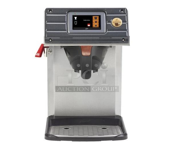 Brand new Curtis Gold Cup Series CGC1 single cup coffee brewer, stainless steel, with hot water dispenser, 110/220V.