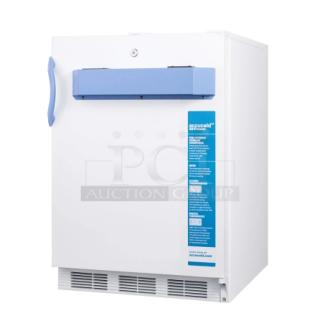 AccuCold VT65MLBIMED2ADA pharmaceutical freezer, single door, 24" wide, white, ADA compliant, built-in undercounter, brand new.