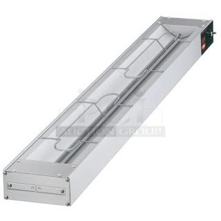 NEW Hatco GRA-30 30" Glo-Ray Single Infrared Warmer, 240V, infinite controls, stainless steel, commercial use, excellent condition.