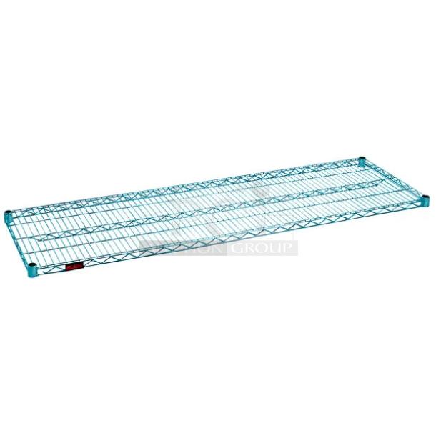 NEW Eagle Group 24" x 72" wire shelf, Model 2472E, hybrid zinc/green epoxy, NSF approved, EAGLEgard Series.