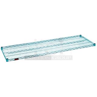 NEW Eagle Group 24" x 72" wire shelf, Model 2472E, hybrid zinc/green epoxy, NSF approved, EAGLEgard Series.
