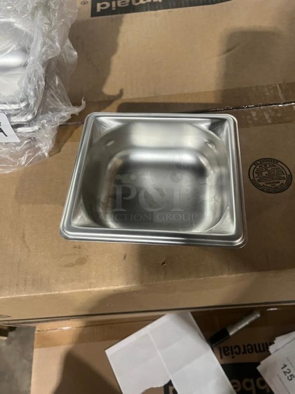 Vollrath Super Pan 3, Model 90622, 1/6-size, 2.5" deep stainless steel anti-jam hotel pan, brand new.