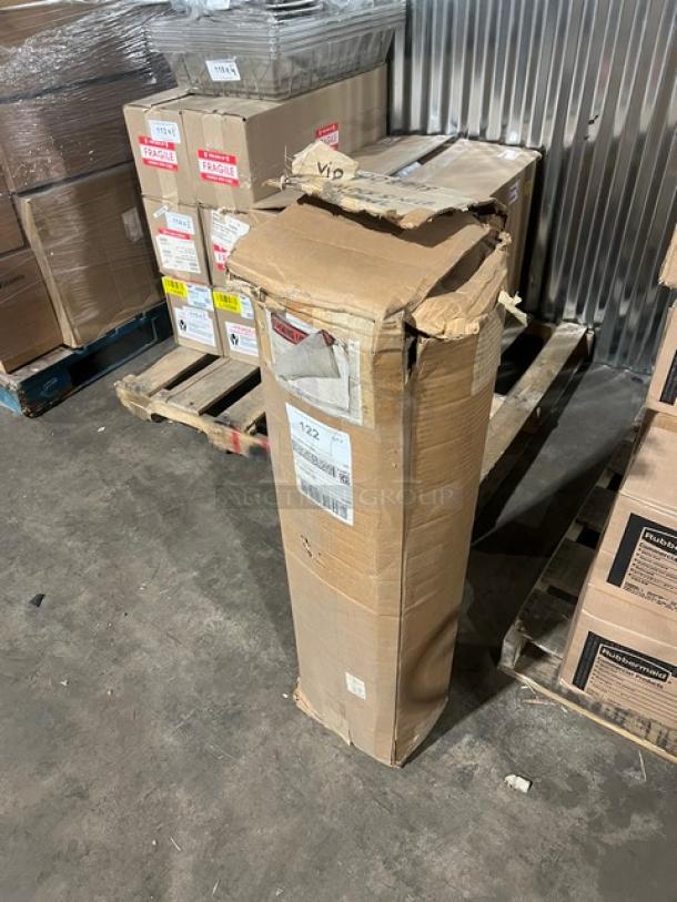 Cactus Mat VIP Duralock Commercial Anti-Fatigue Floor Mat, red rubber, 61"x38", new condition, box slightly damaged.