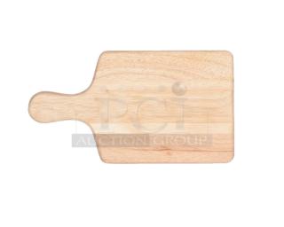 Brand new TableCraft Model 79 wooden 13.5"x7.5" bread/charcuterie board, natural finish, handcrafted.