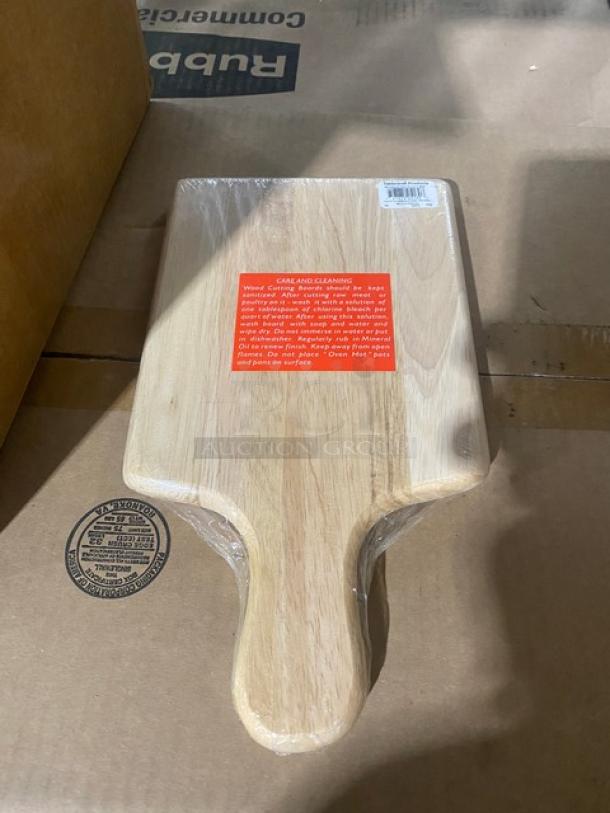 Brand new TableCraft Model 79 natural wooden bread/charcuterie board, 13.5"x7.5", sealed with care label, perfect condition.