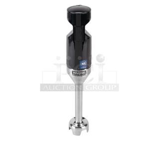 BRAND NEW Waring Quik Stik WSB33X immersion blender, stainless steel, 7-inch, two-speed, NSF certified, commercial use.
