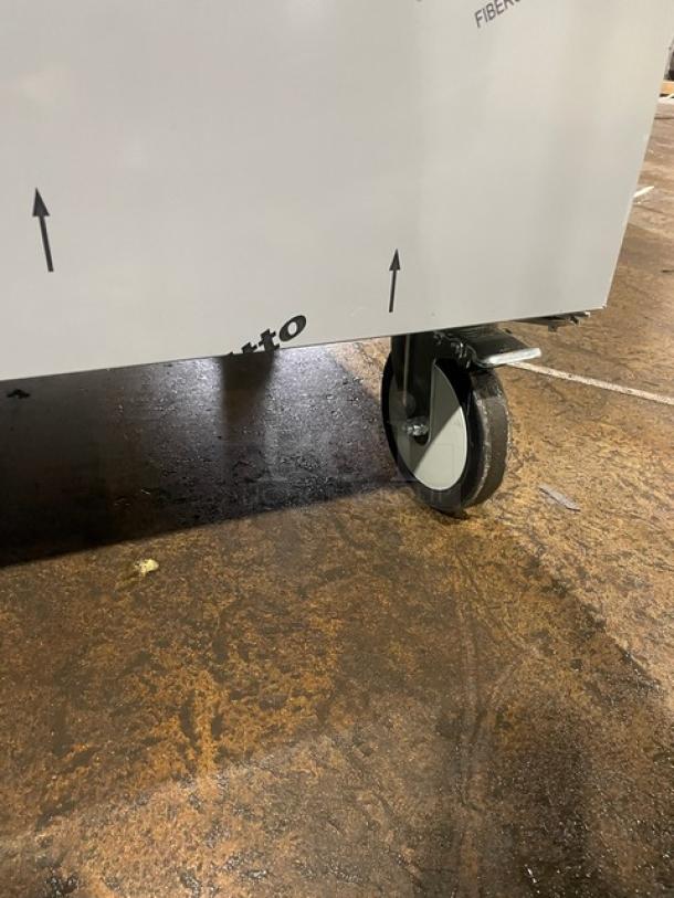 Beverage-Air stainless steel 2-door reach-in freezer on casters, model TMF2HC-1S, scratch-n-dent condition.