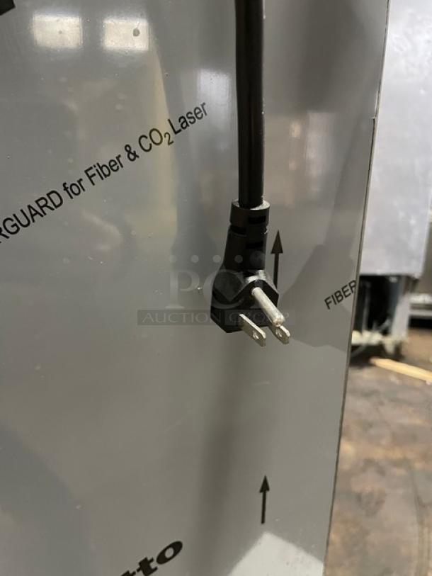 Beverage-Air stainless steel 2-door freezer, model TMF2HC-1S. Like-new condition, on casters, 115V 1 phase, poly-coated rack included.