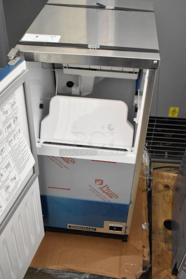 BRAND NEW 2024 Hoshizaki AM-50BAJ-DS commercial icemaker, top hat cuber, 115V, 1 Phase, pristine condition.