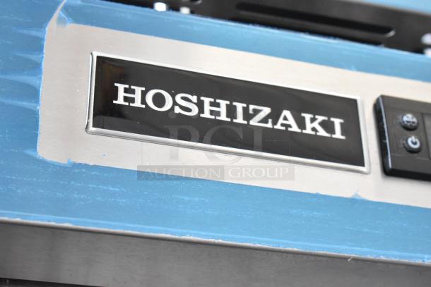 BRAND NEW 2025 Hoshizaki F2A-FS 2 Door Reach-In Freezer, 115V, 1 Phase, stainless steel, with Hoshizaki brand logo.