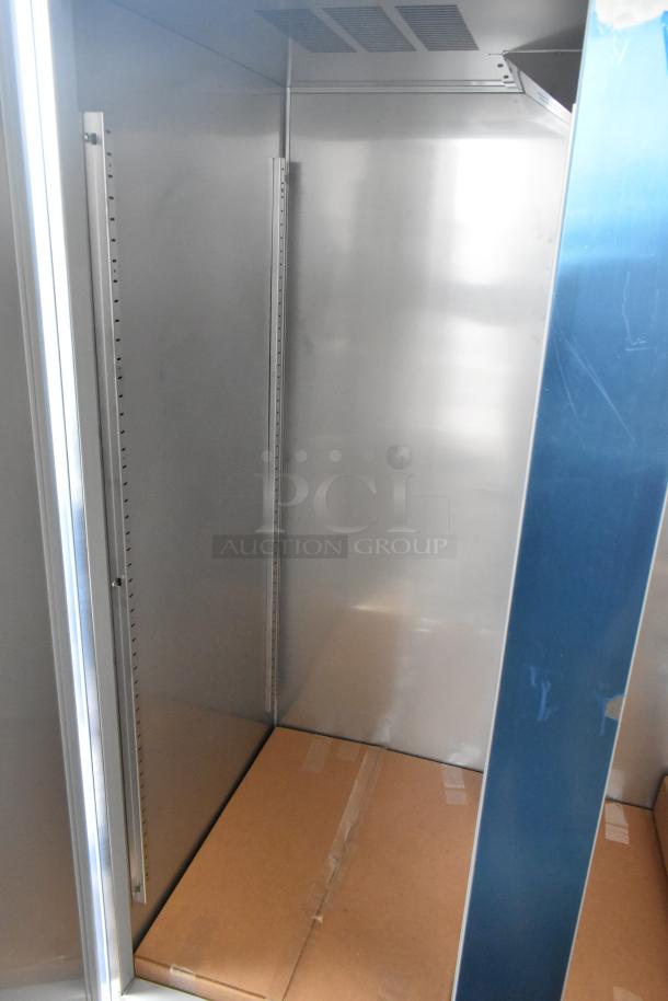 BRAND NEW 2025 Hoshizaki F2A-FS commercial 2-door reach-in freezer, stainless interior, 115V, 1-phase.