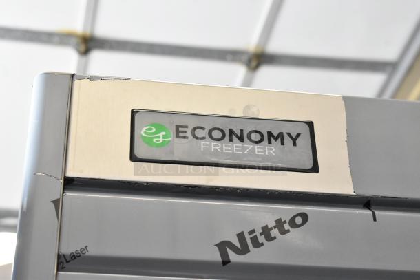 2025 Hoshizaki EF1A-FS Commercial Freezer, brand new, single door, 115V, 1 phase, "Economy Freezer" label visible.