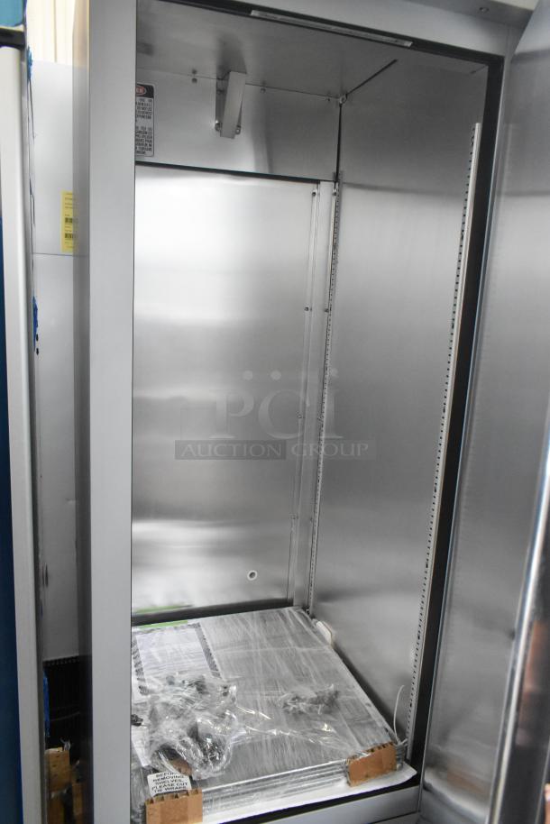 Brand new 2025 Hoshizaki EF1A-FS commercial single door reach-in freezer, 115V, 1 phase, pristine condition.