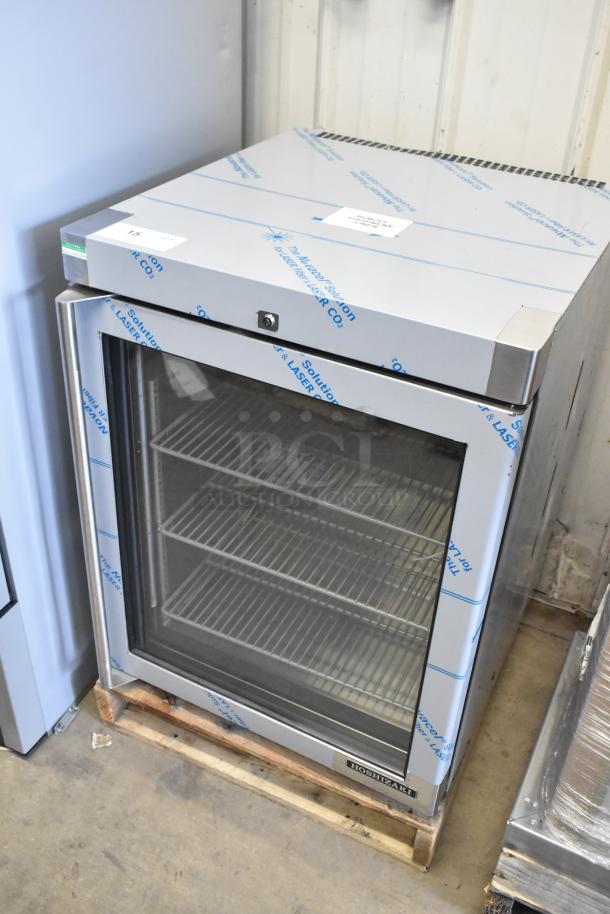 BRAND NEW 2026 Hoshizaki HR24C-G commercial single door undercounter cooler, 115 volts, 1 phase, with protective film.
