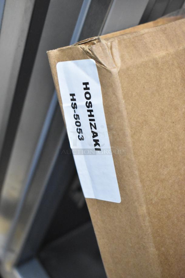 2025 Hoshizaki R1A-FSL Cooler, brand new, 115V, 1 phase. Label on box: "Hoshizaki HS-5053."