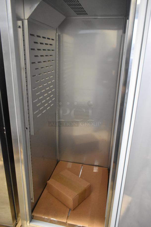 2026 Hoshizaki R1A-FS Commercial Cooler, brand new, single door, spacious interior, stainless steel, 115V, 1 phase.