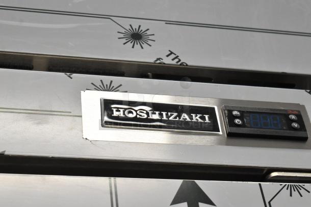 BRAND NEW Hoshizaki RN1A-FS single door reach-in cooler, stainless steel, digital temperature display, 115V, 1 phase.