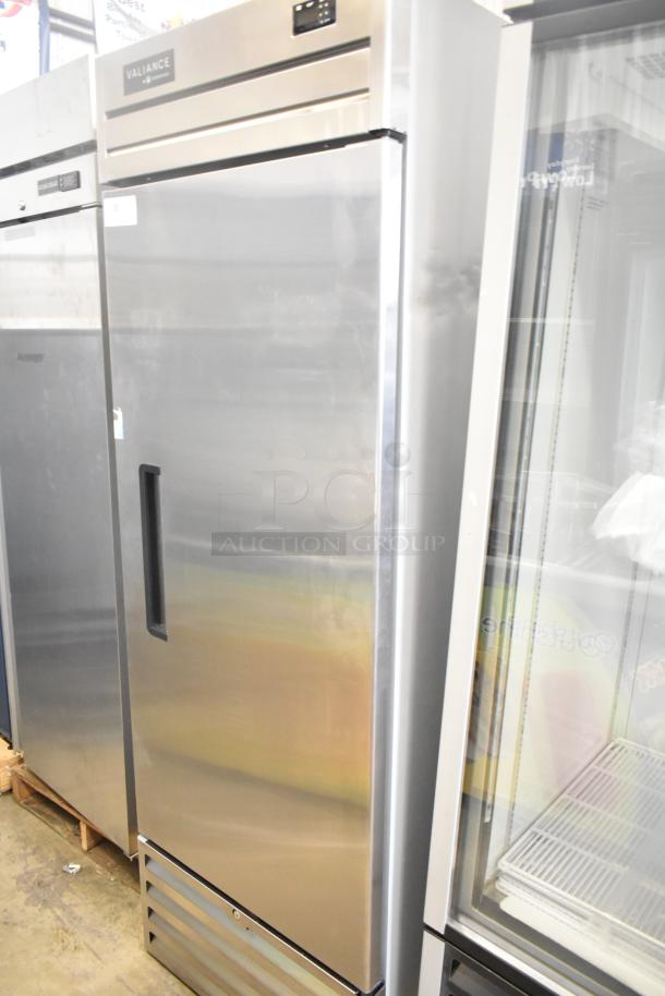 Brand new 2026 Hoshizaki VR1A-FS Valiance commercial single door cooler, stainless steel, 115 volts, 1 phase.