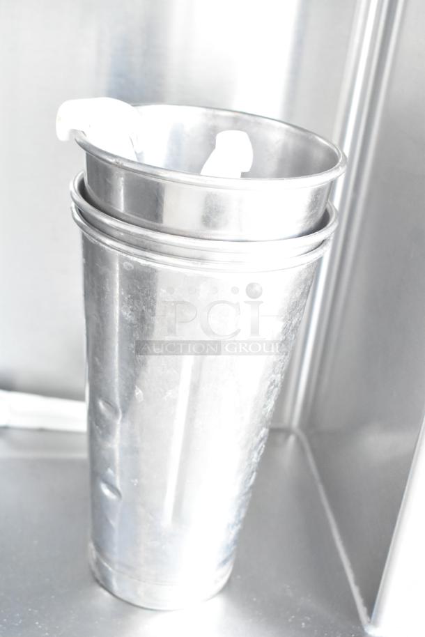 Vita-Mix VM0800A commercial frozen drink mixer, stainless steel container shown, 120 volts, 1 phase.