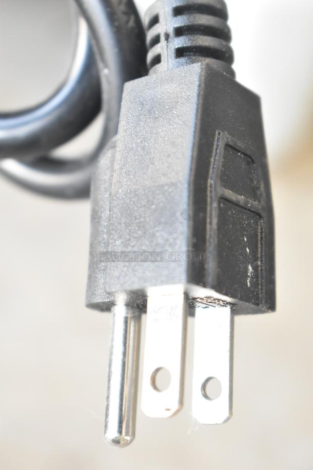 Close-up of a power plug for the Eurodib M20A commercial planetary dough mixer.