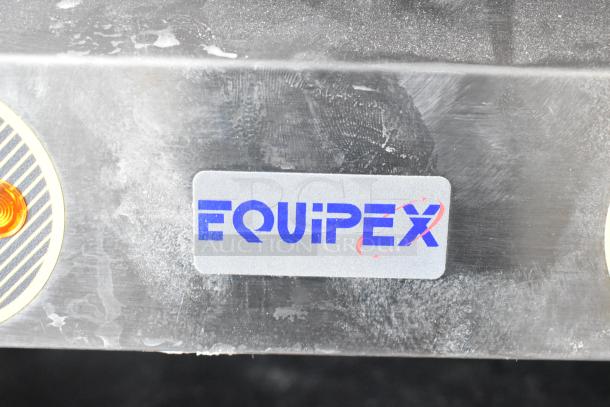 Equipex SEM60Q Commercial Salamander Cheese Melter, 208/240V, 1 Phase. Silver finish with Equipex logo on the surface.