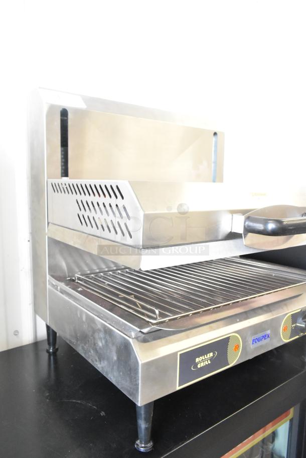 Equipex SEM60Q Commercial Salamander Cheese Melter, stainless steel, 208/240V, 1 phase, in excellent condition.