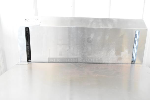 Equipex SEM60Q Commercial Salamander Cheese Melter, stainless steel, 208/240V, 1 Phase, good condition, no visible markings.