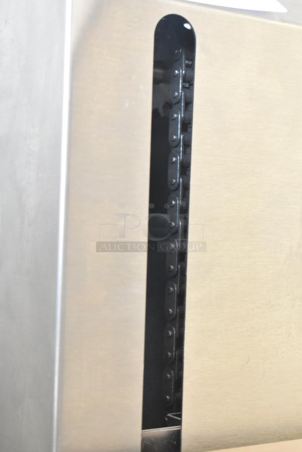 Equipex SEM60Q commercial salamander cheese melter, stainless steel exterior, 208/240 volts, 1-phase.