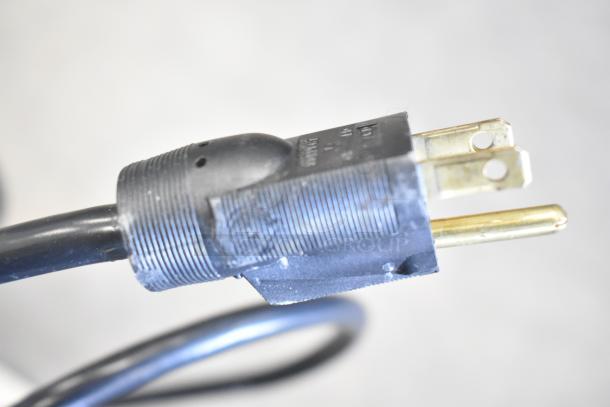 Close-up of a power plug for Prince Castle 297-T12P Slim Line Bun Toaster, 115V, 1 Phase.