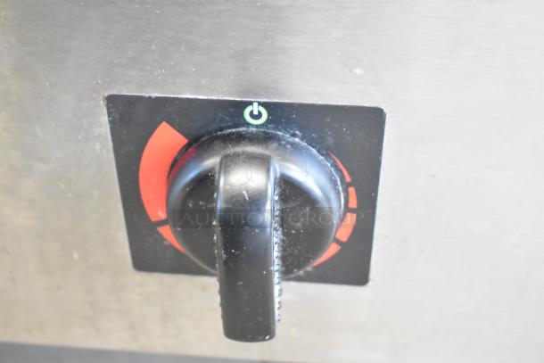 2020 CookTek MSP7000-200 single burner induction range knob, showing power settings in good condition.