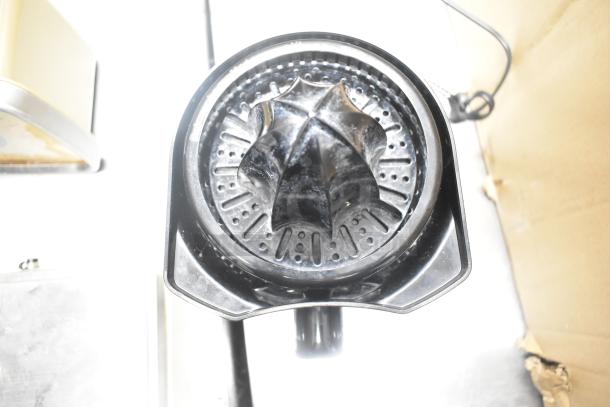 Three kitchen items: Qualite digital scale, Taylor scale, Cuisinart juicer base. Visible wear. No tags or labels shown.