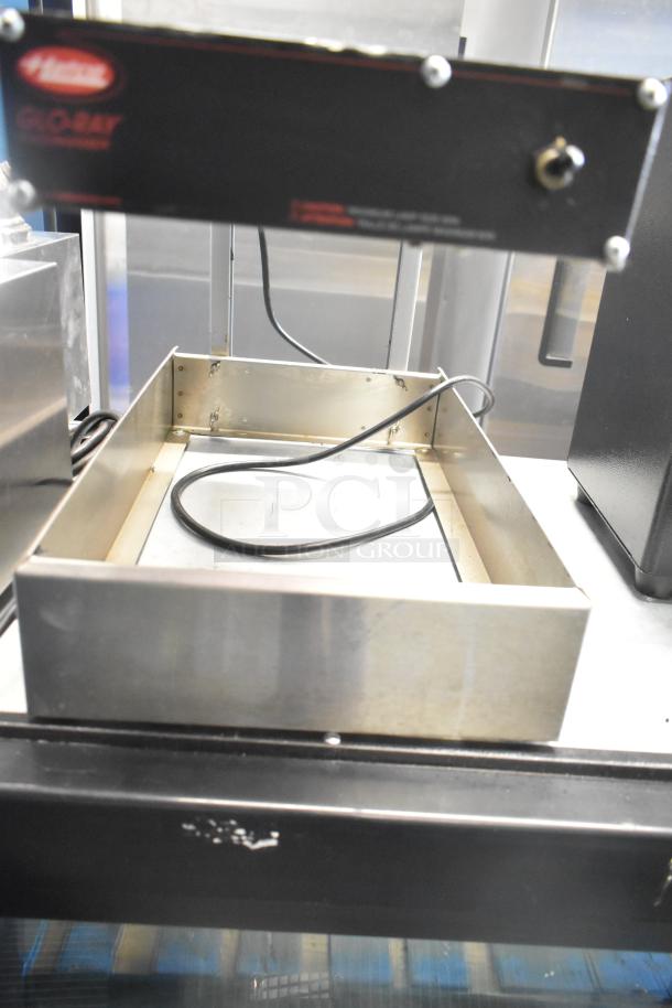 Hatco Countertop Food Warming Strip Station, 120V, 1 Phase. Stainless steel, visible wiring, used condition.