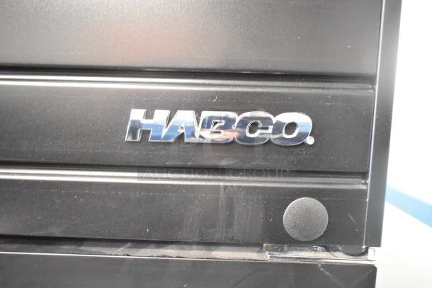 2019 Habco SE18 Commercial Reach In Cooler, 115 Volts, 1 Phase, black finish, single door, visible Habco logo.