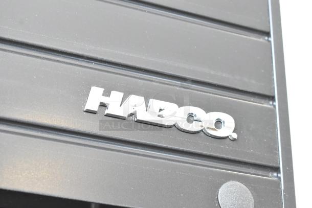 2019 Habco SE18 commercial cooler, single door, 115V, 1 phase; shows Habco logo on panel.
