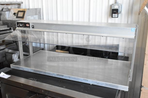 Hatco GRHW-42 Commercial Countertop Warming Station, stainless steel, 120 volts, 1 phase, with control panel, good condition.
